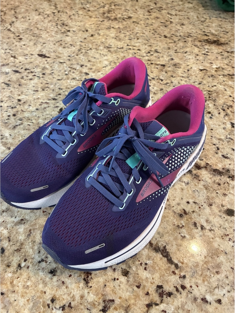 Brooks Purple and Pink Running Shoes Size 9.5